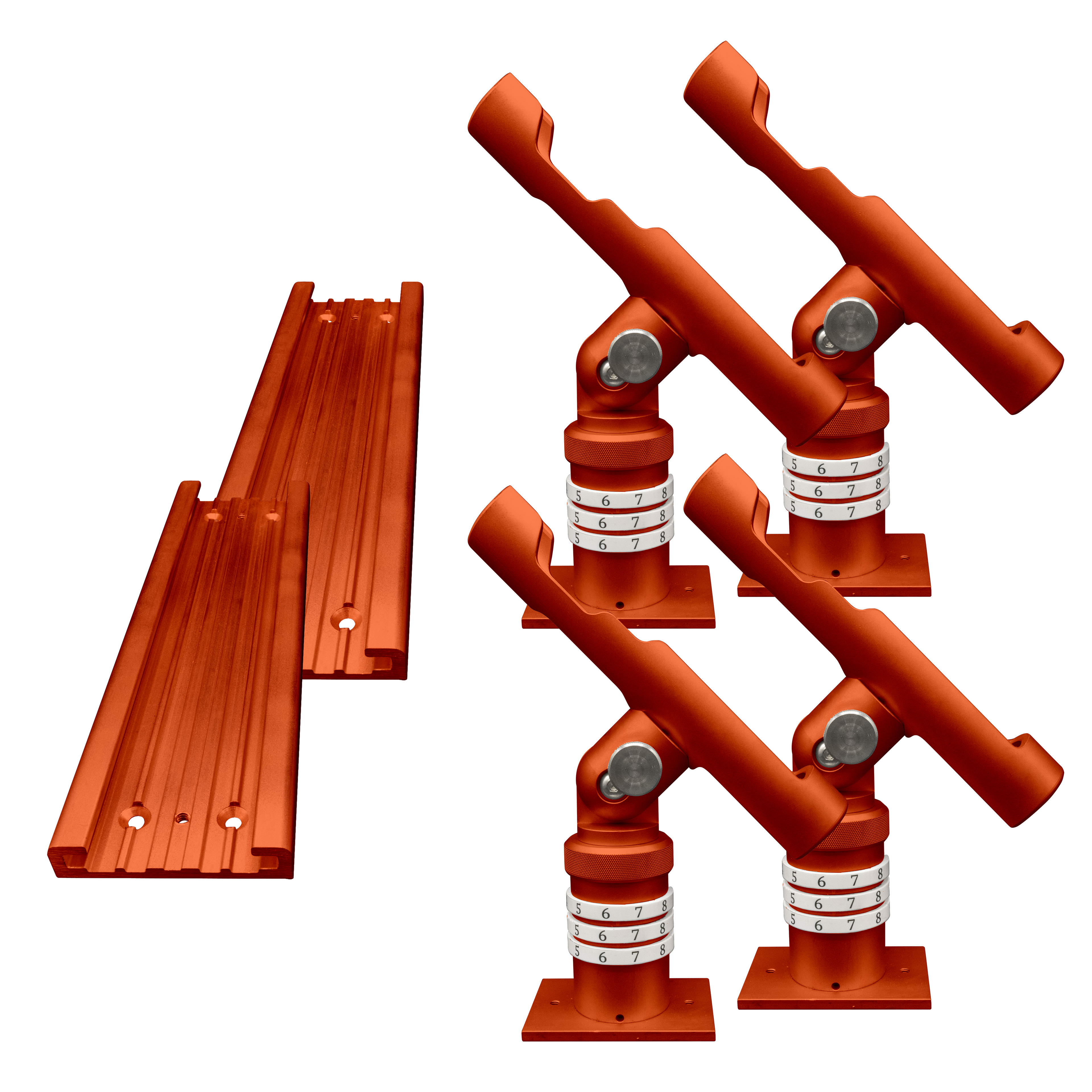 Complete Rod Holder Mounting Kit (Track System)