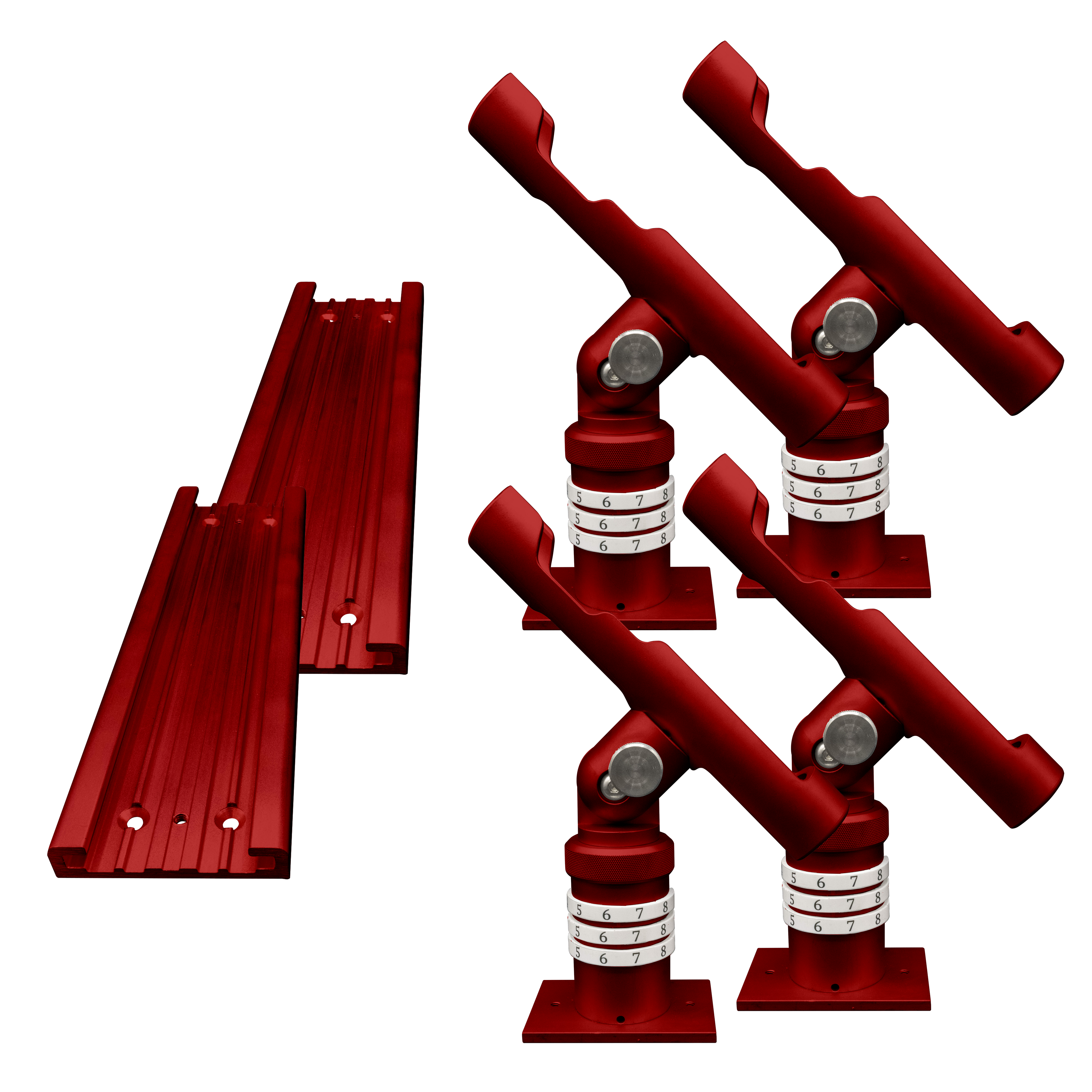 Complete Rod Holder Mounting Kit (Track System)