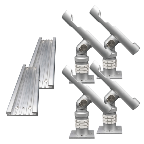 Rod Holder with Tracks Complete Kit