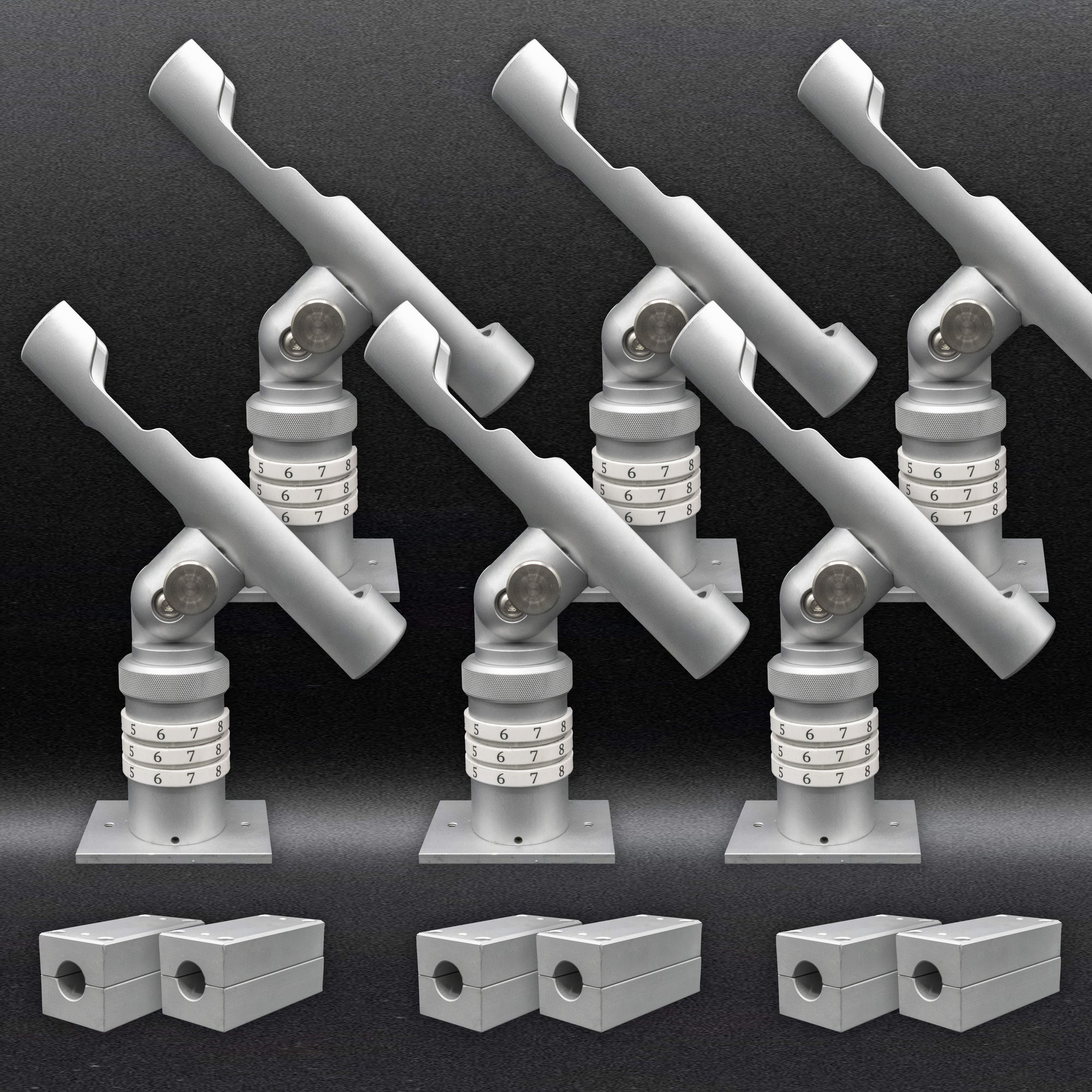 Complete Rod Holder Mounting Kit (Rail Mount System)
