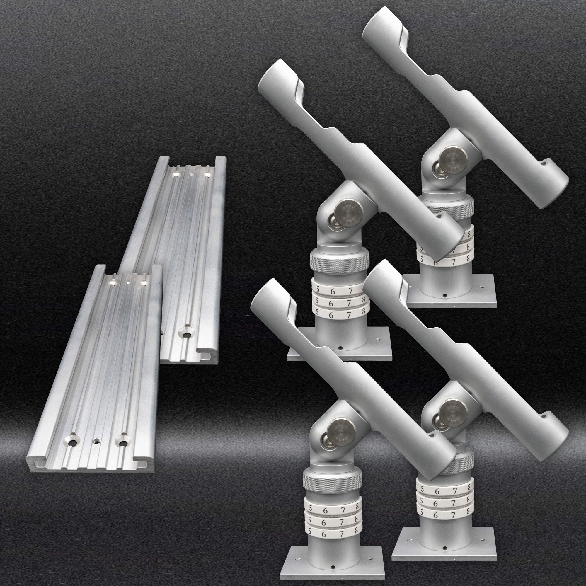 Complete Rod Holder Mounting Kit (Track System)