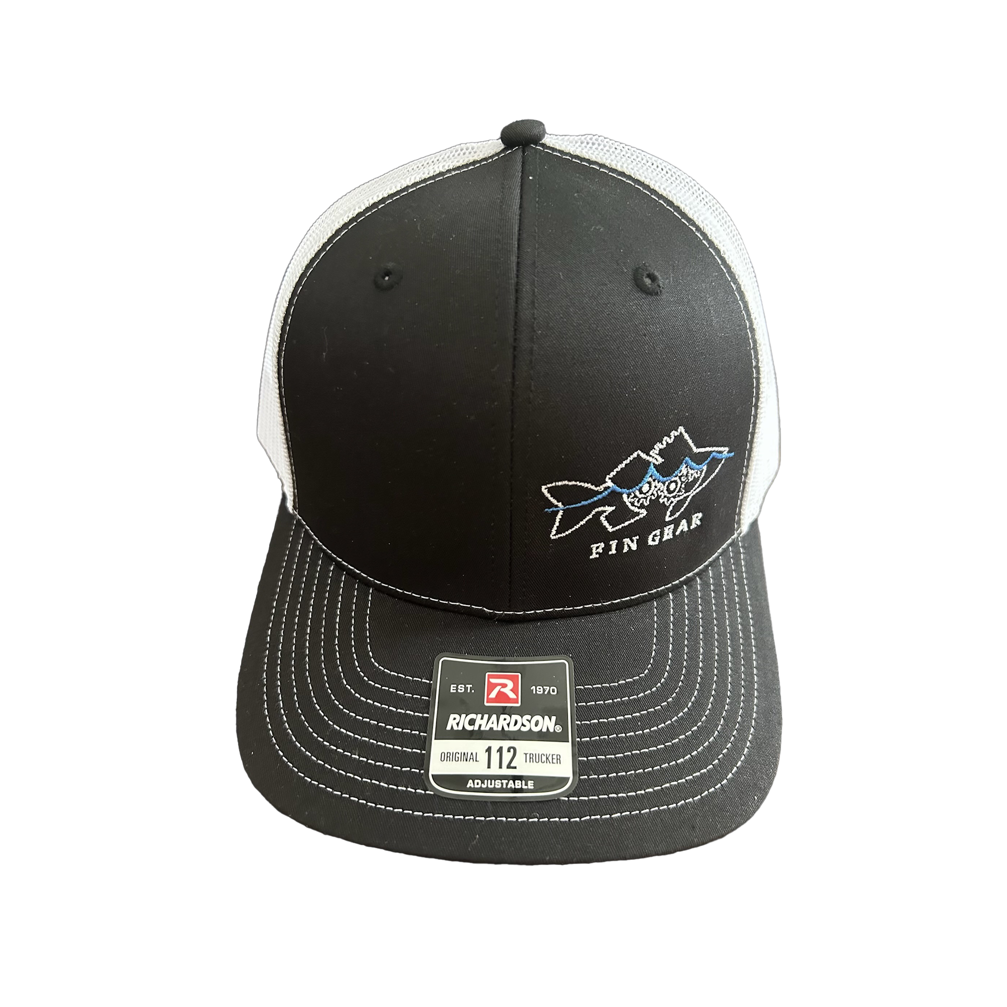 Fin Gear Richardson 112 Hat (Black/ White)