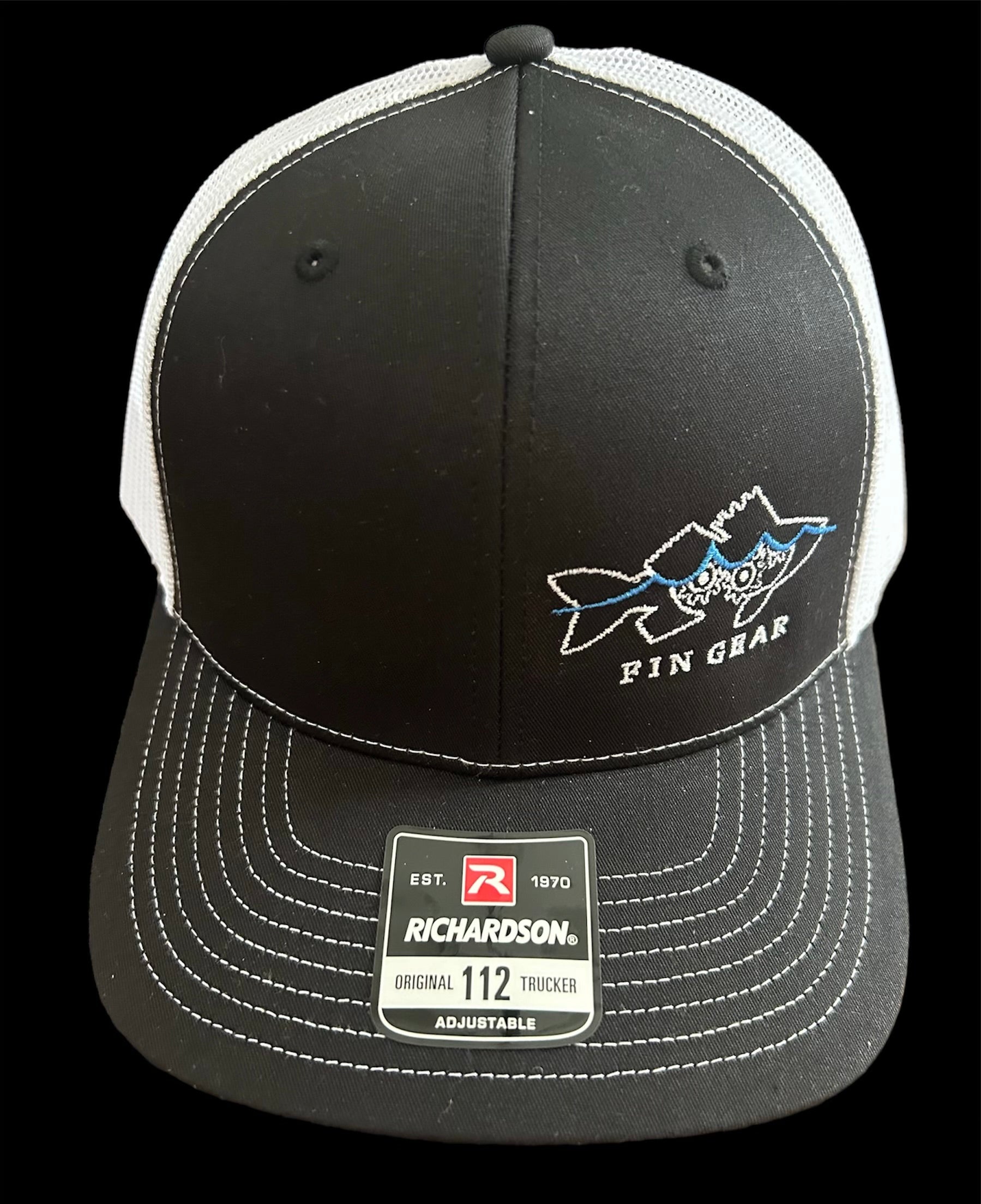 Fin Gear Richardson 112 Hat (Black/ White)