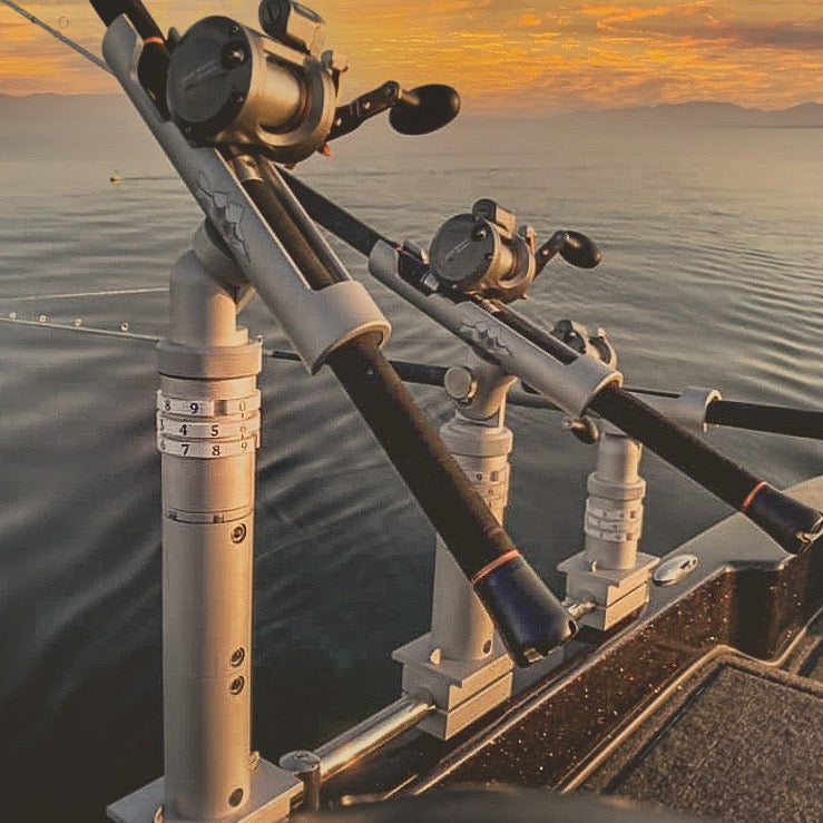 Rod Holders with Rail Mounts Complete Kit